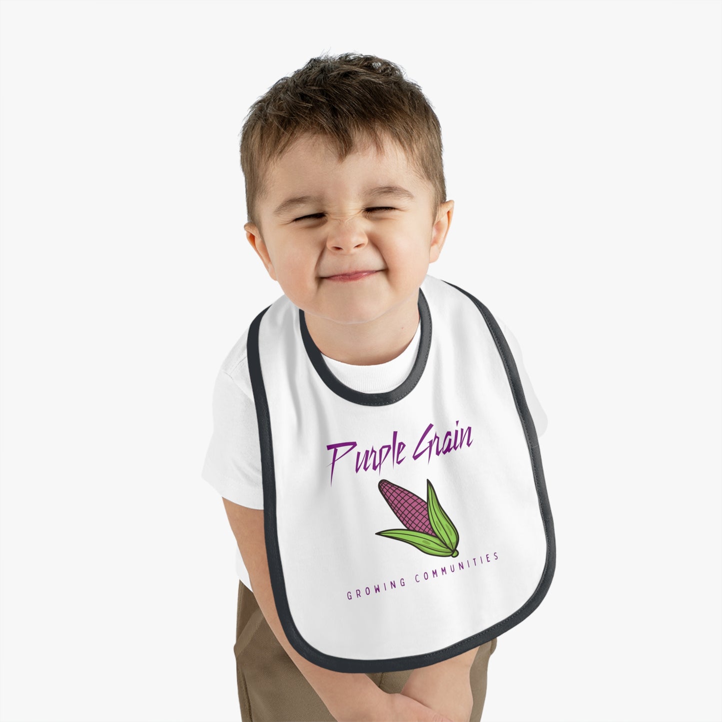 Purple Grain – Baby Bib