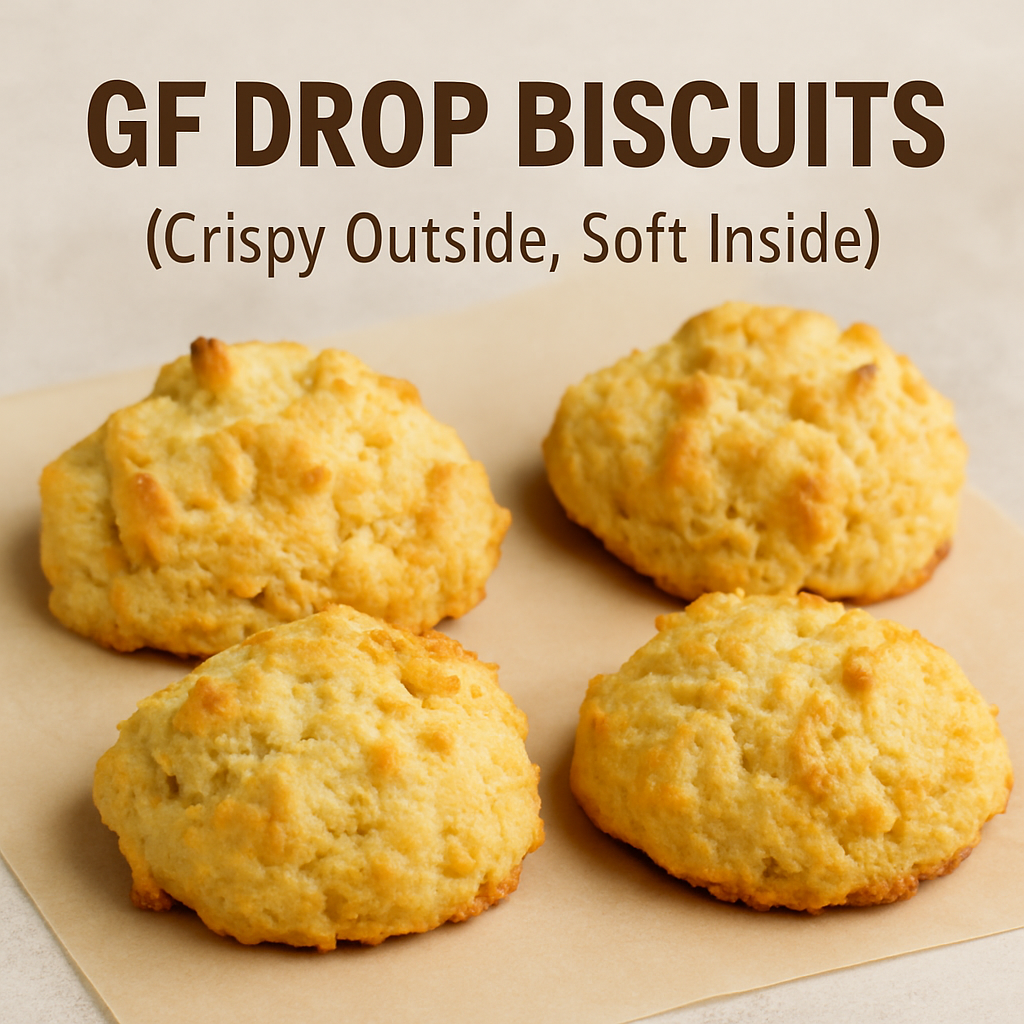 GF Drop Biscuits (Crispy Outside, Soft Inside)