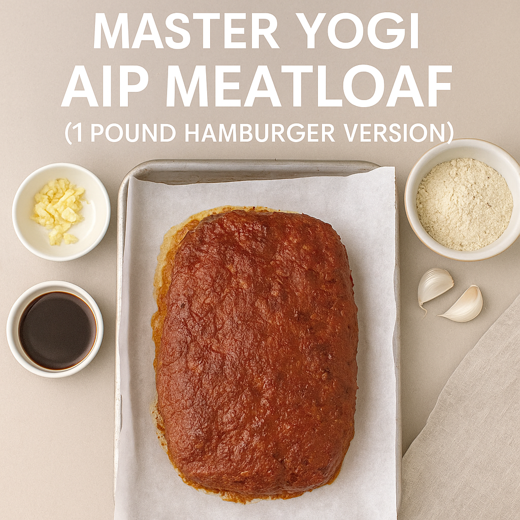 Master Yogi AIP Meatloaf (1 Pound Hamburger Version)