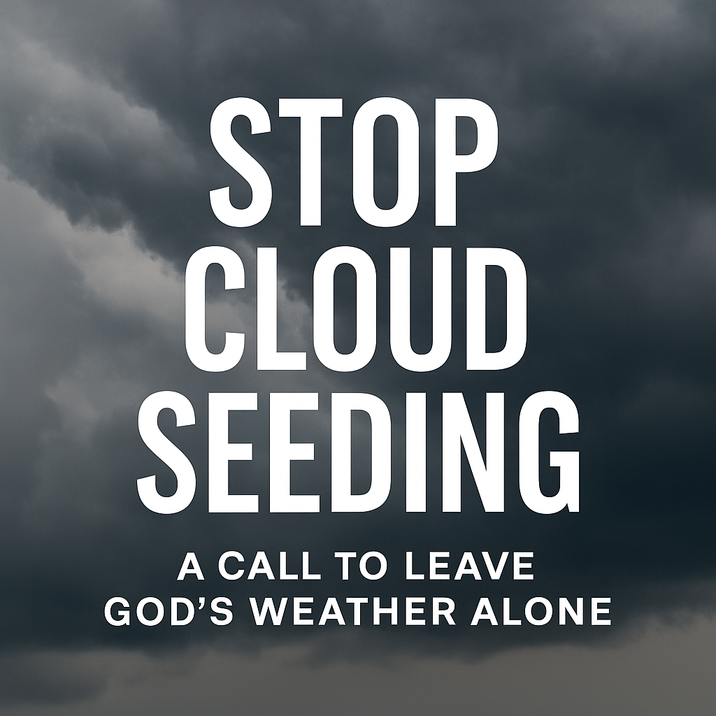 Stop Cloud Seeding: A Call to Leave God's Weather Alone