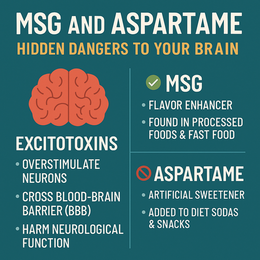 Excitotoxins, Sweet Lies & Flavor Traps: The Hidden Dangers of Aspartame & MSG on the Brain