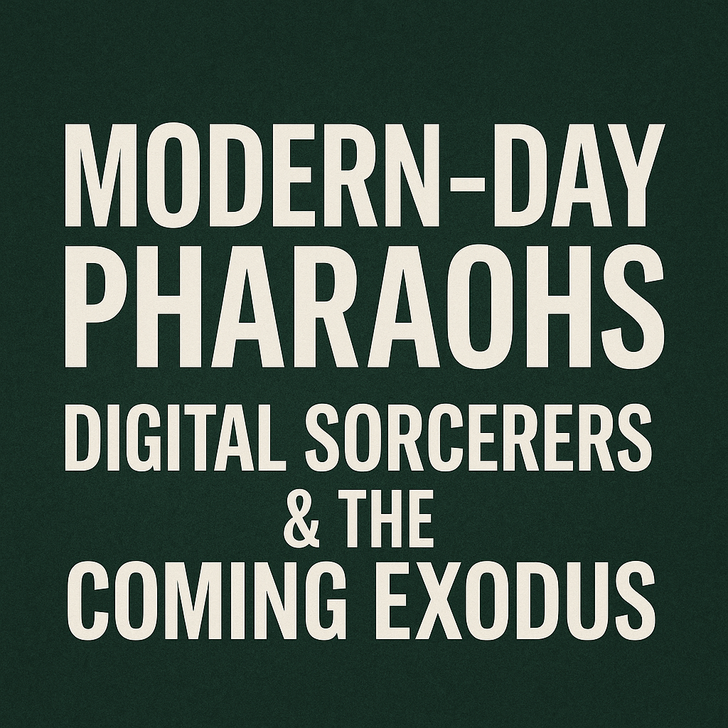 Modern-Day Pharaohs, Digital Sorcerers & the Coming Exodus