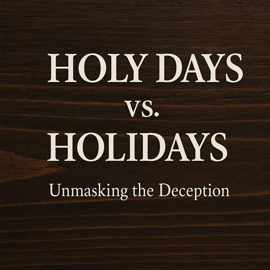 Holy Days vs. Holidays: Unmasking the Deception