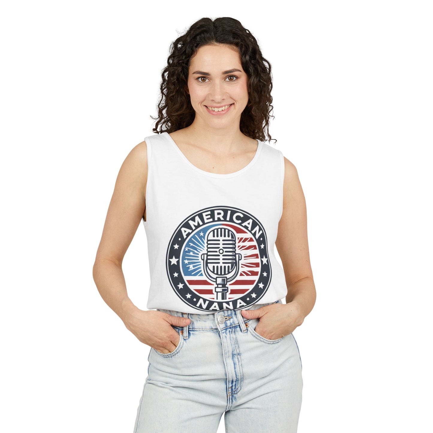 American Nana Tank Unisex Garment-Dyed Tank Top