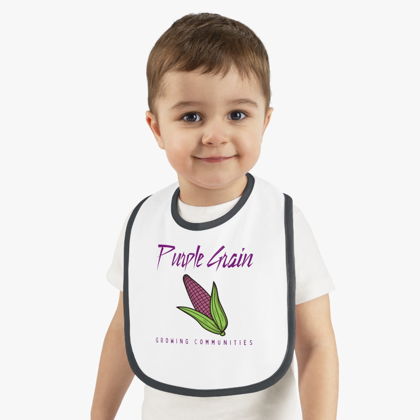 Purple Grain – Baby Bib