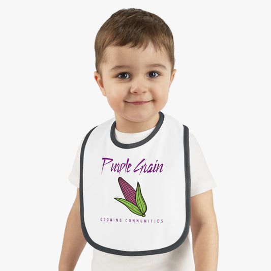 Purple Grain – Baby Bib