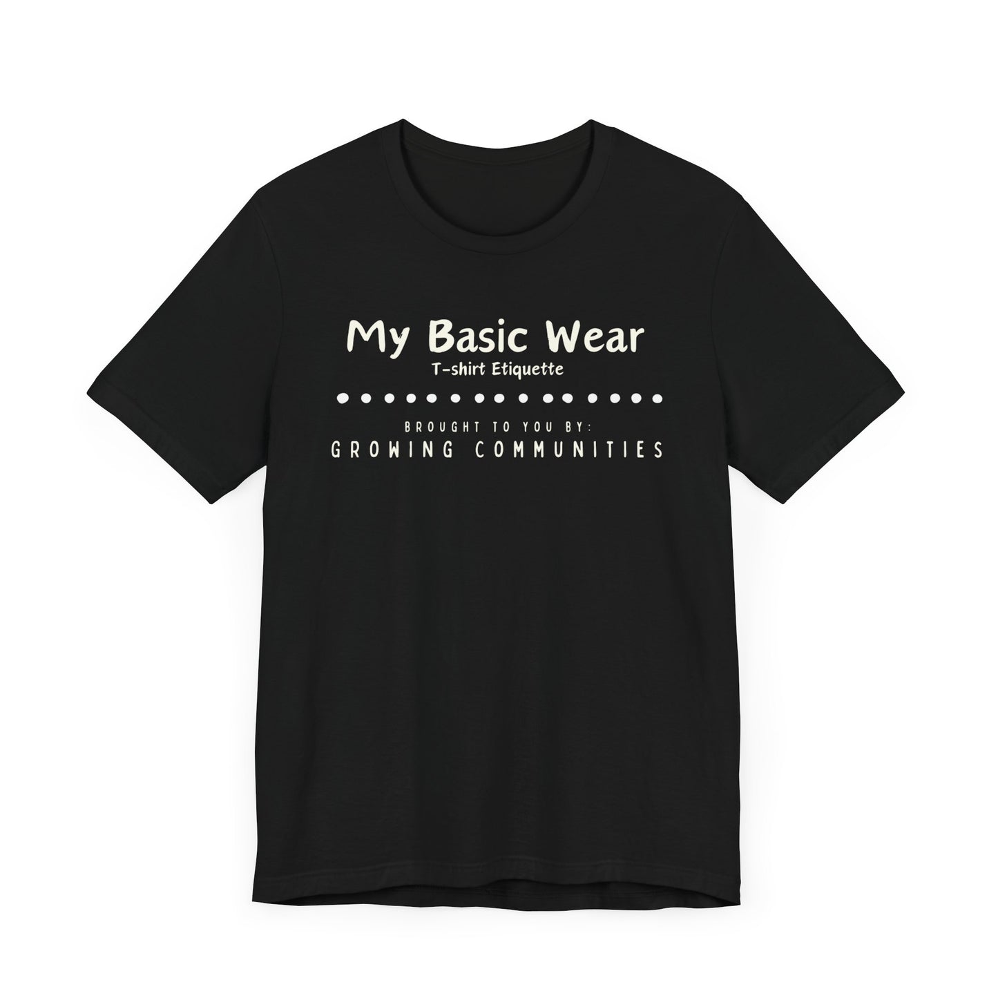 My Basic Wear – T-shirt Etiquette