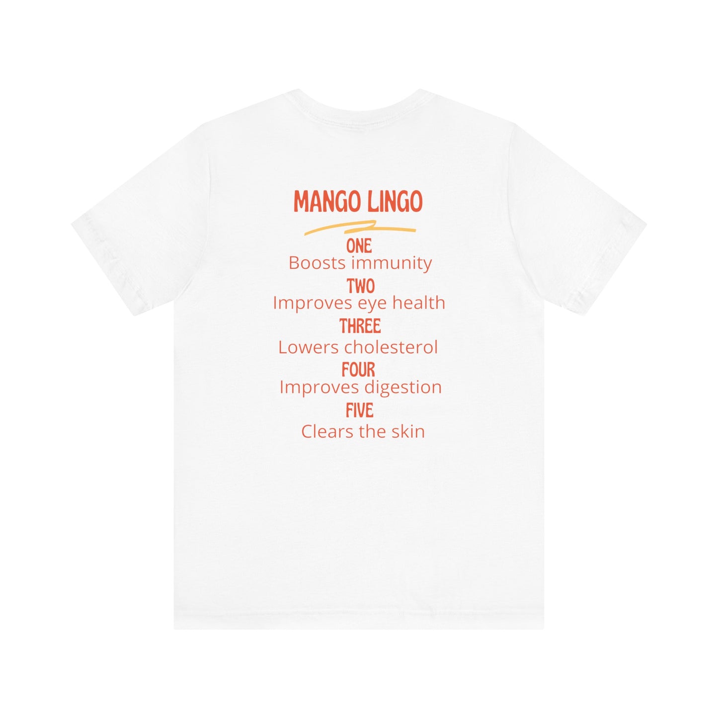Mango Lingo Tee – Real Food Lifestyle Shirt | Master Yogi