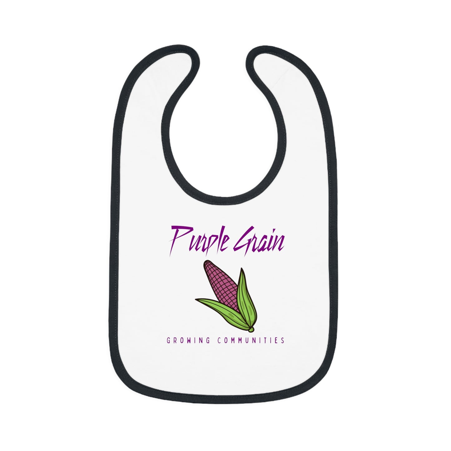 Purple Grain – Baby Bib