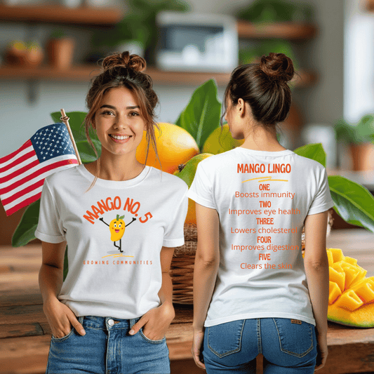 Mango Lingo Tee – Real Food Lifestyle Shirt | Master Yogi